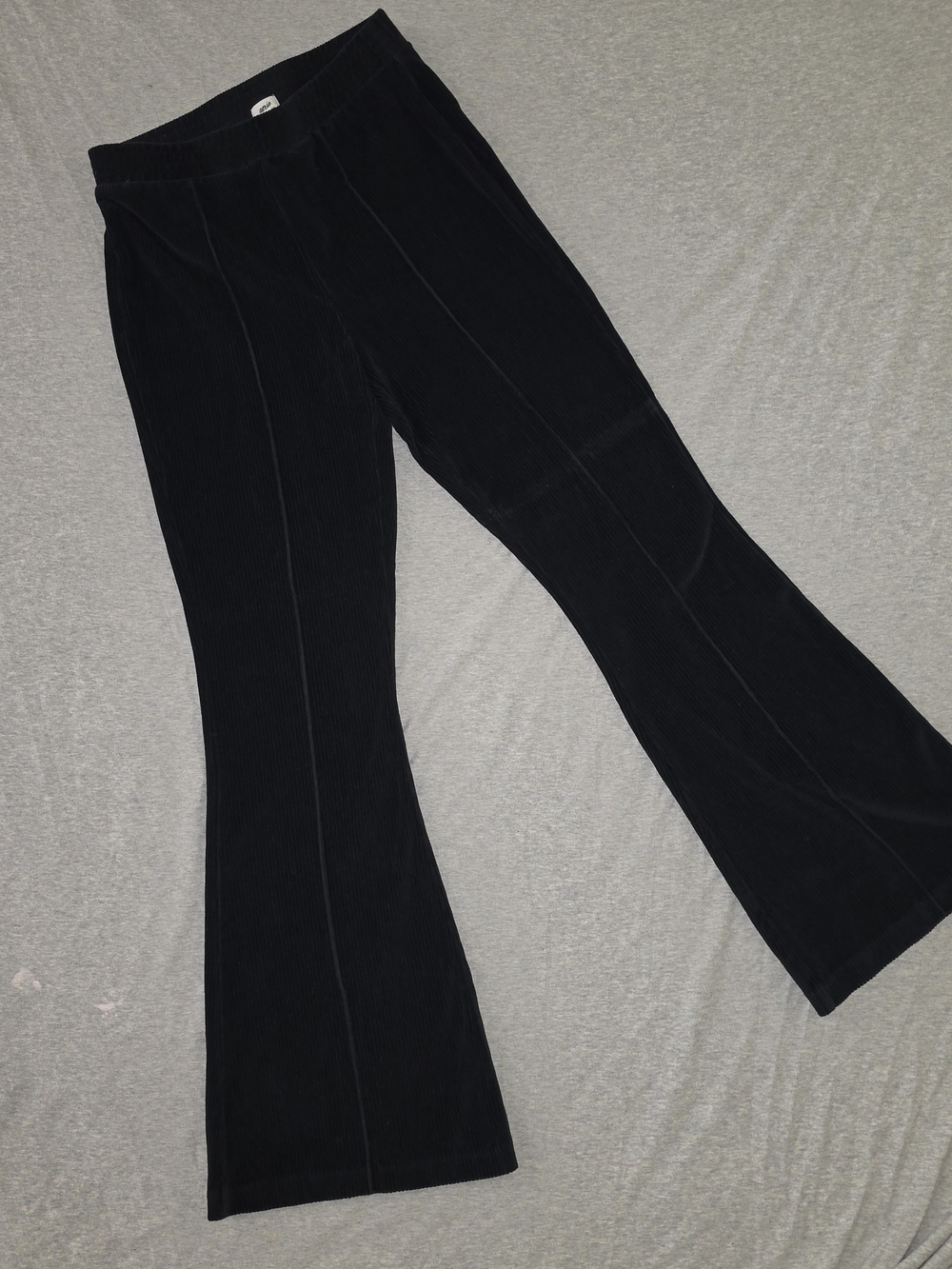 aerie Black Boot Cut Corduroy Pants